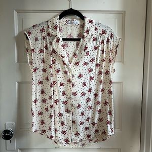 Floral Print Mango Blouse